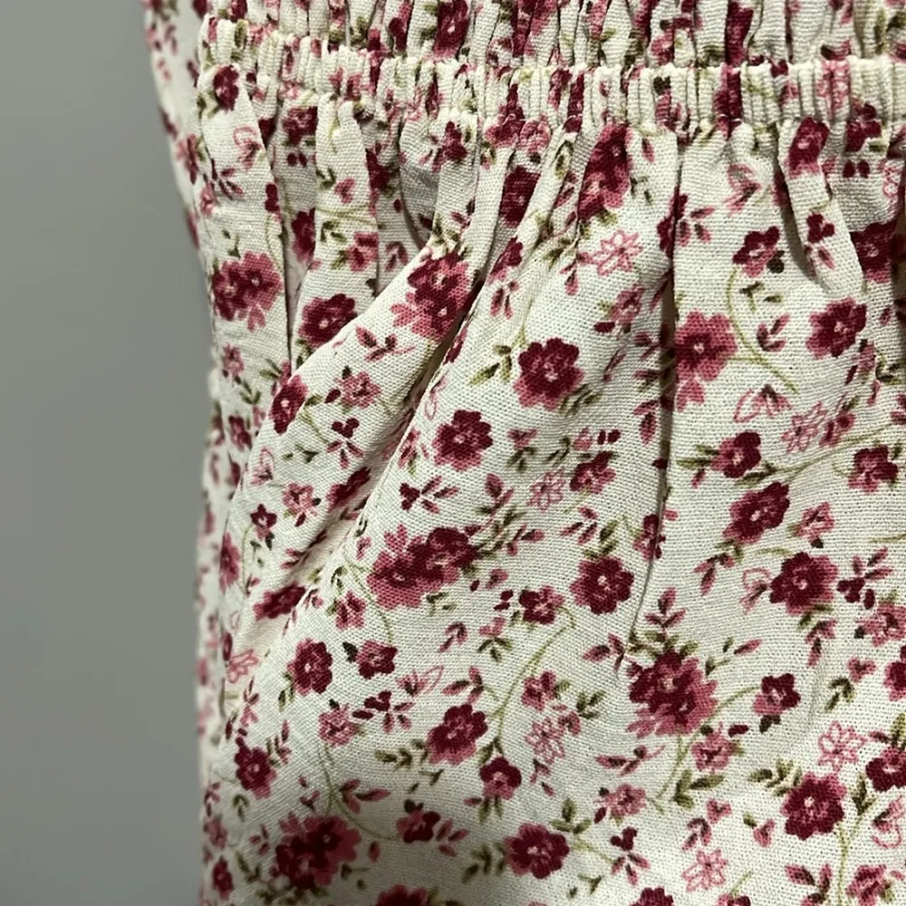 Monteau Floral Spaghetti Adjustable Strap Mini Dress NWT - Image 9