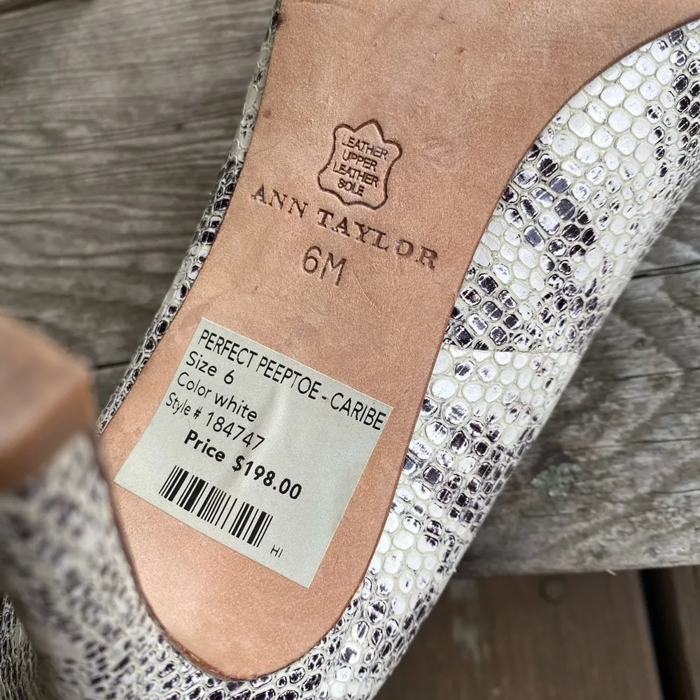 Ann Taylor Peep Toe Pumps - Image 5