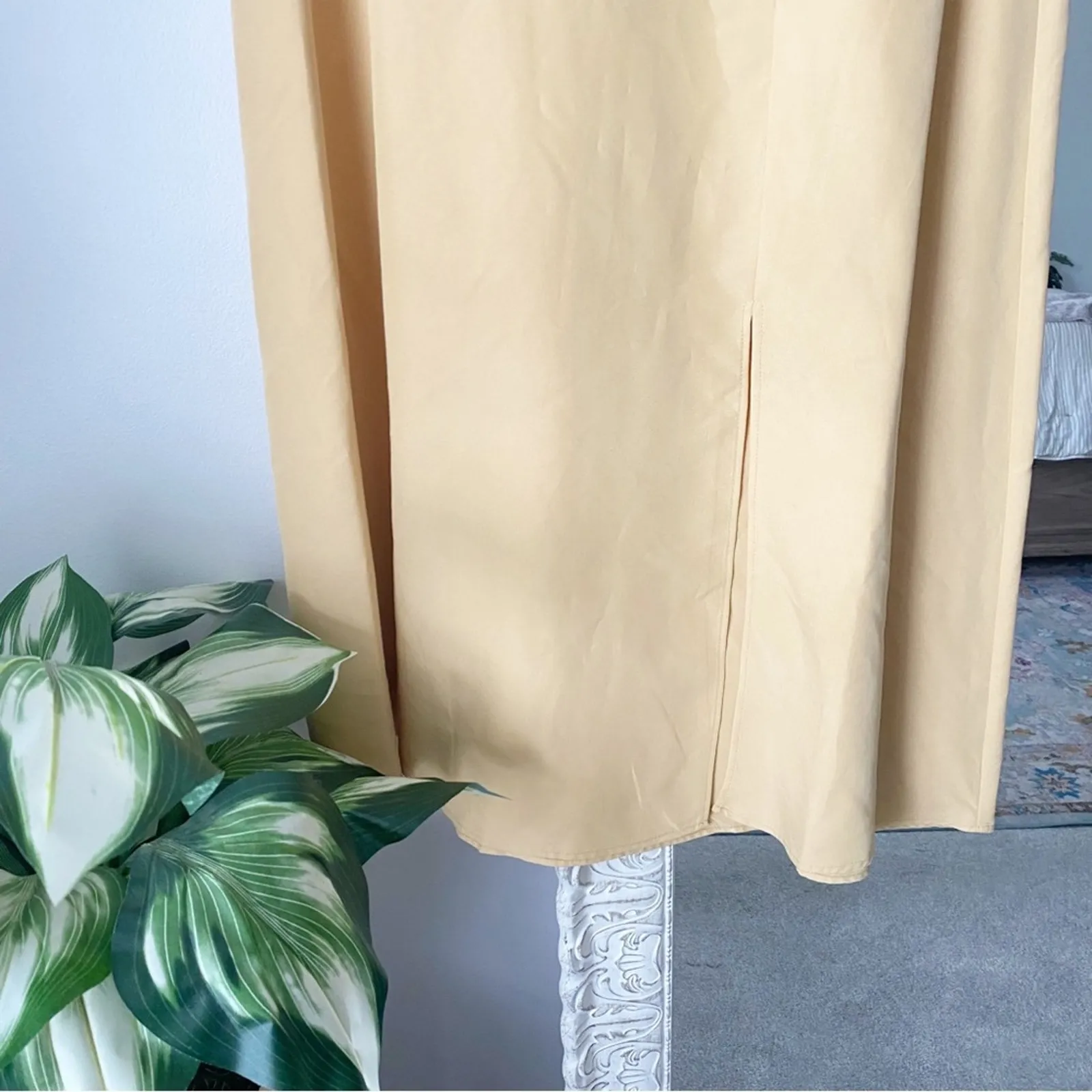 Mango Belted Front Slit Midi Skirt - Image 5