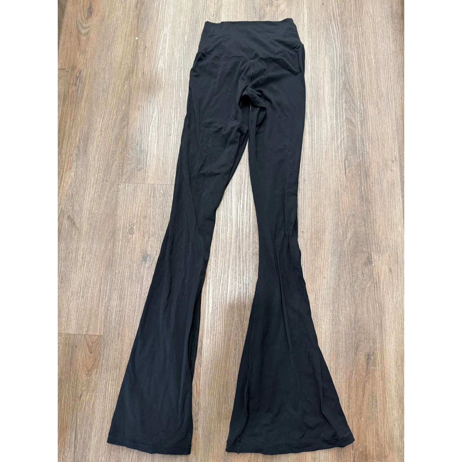Offline by Aerie Real Me Flare High Rise Long Inseam Leggings Black Size Medium - Image 2