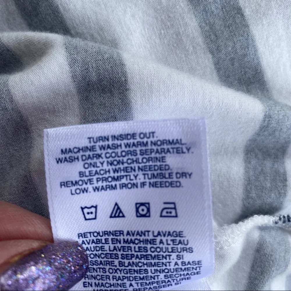 Land’s End Sleeveless Nautical Dress Blue Size M - Image 14