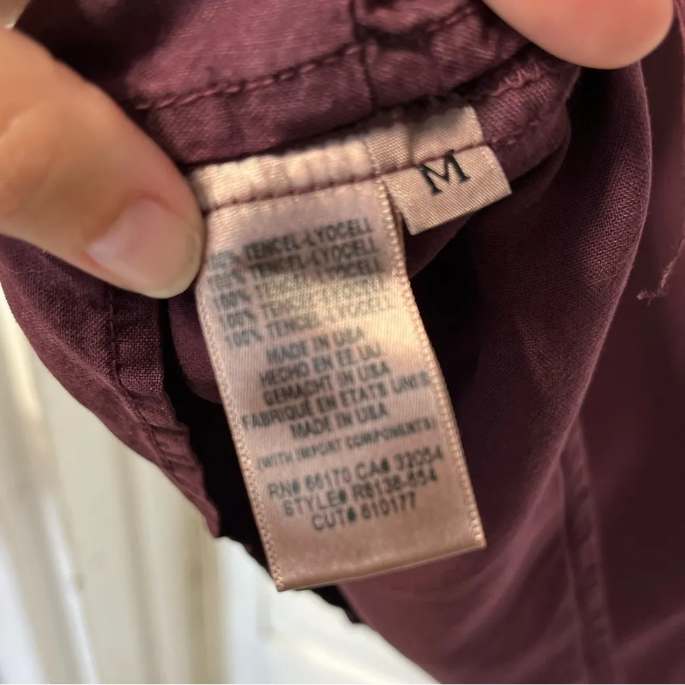 Cloth & Stone Anthropologie Purple Tiffany Tunic Dress size Medium - Image 7