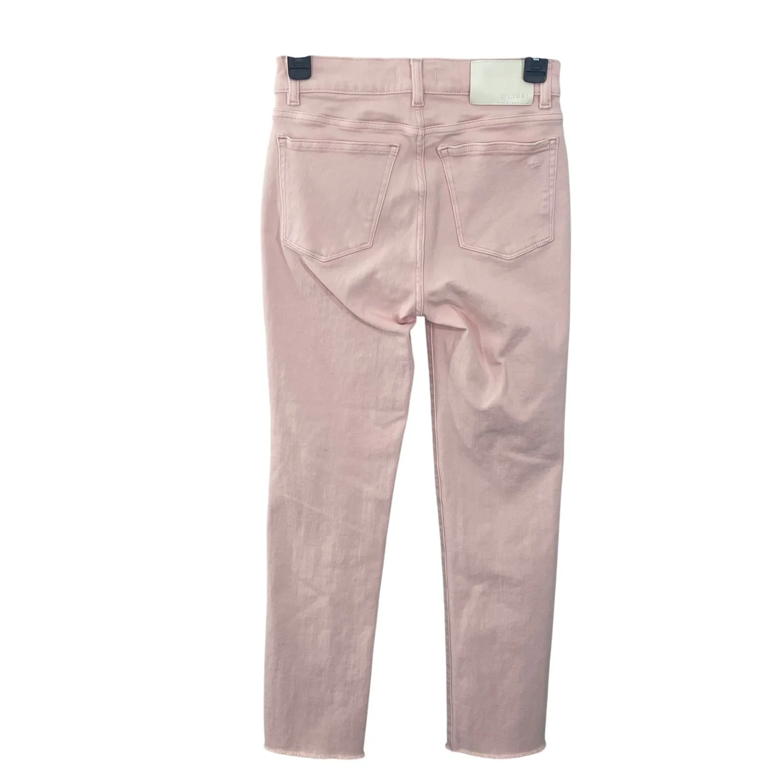 DL1961 Mara Straight Mid Rise Instasculpt Ankle Jeans Pink Peony Size 27 - Image 4