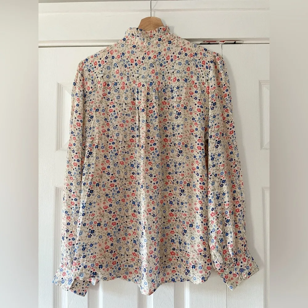 Molin‎ Edith Chintz Rose Designer Blouse Size Medium NWOT - Image 2