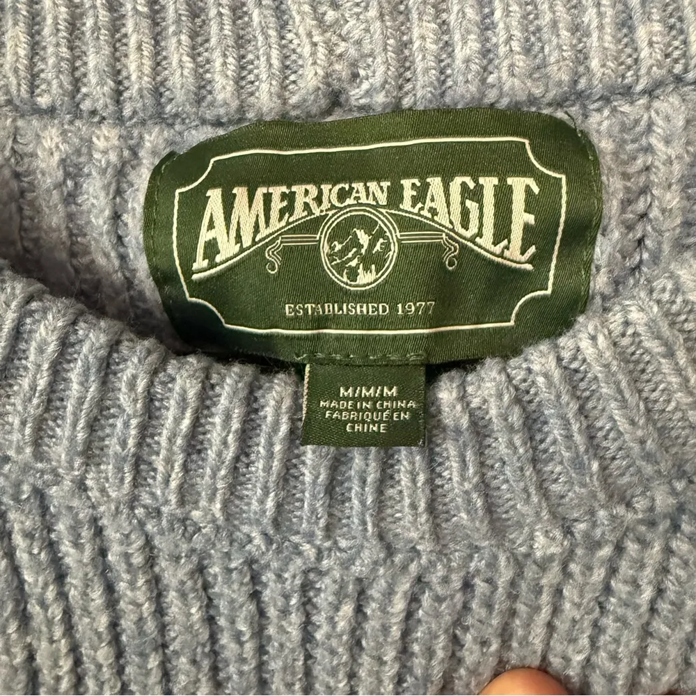 CROP RIBBED KNIT LONG SLEEVE PULLOVER SWEATER SIZE M - Image 3