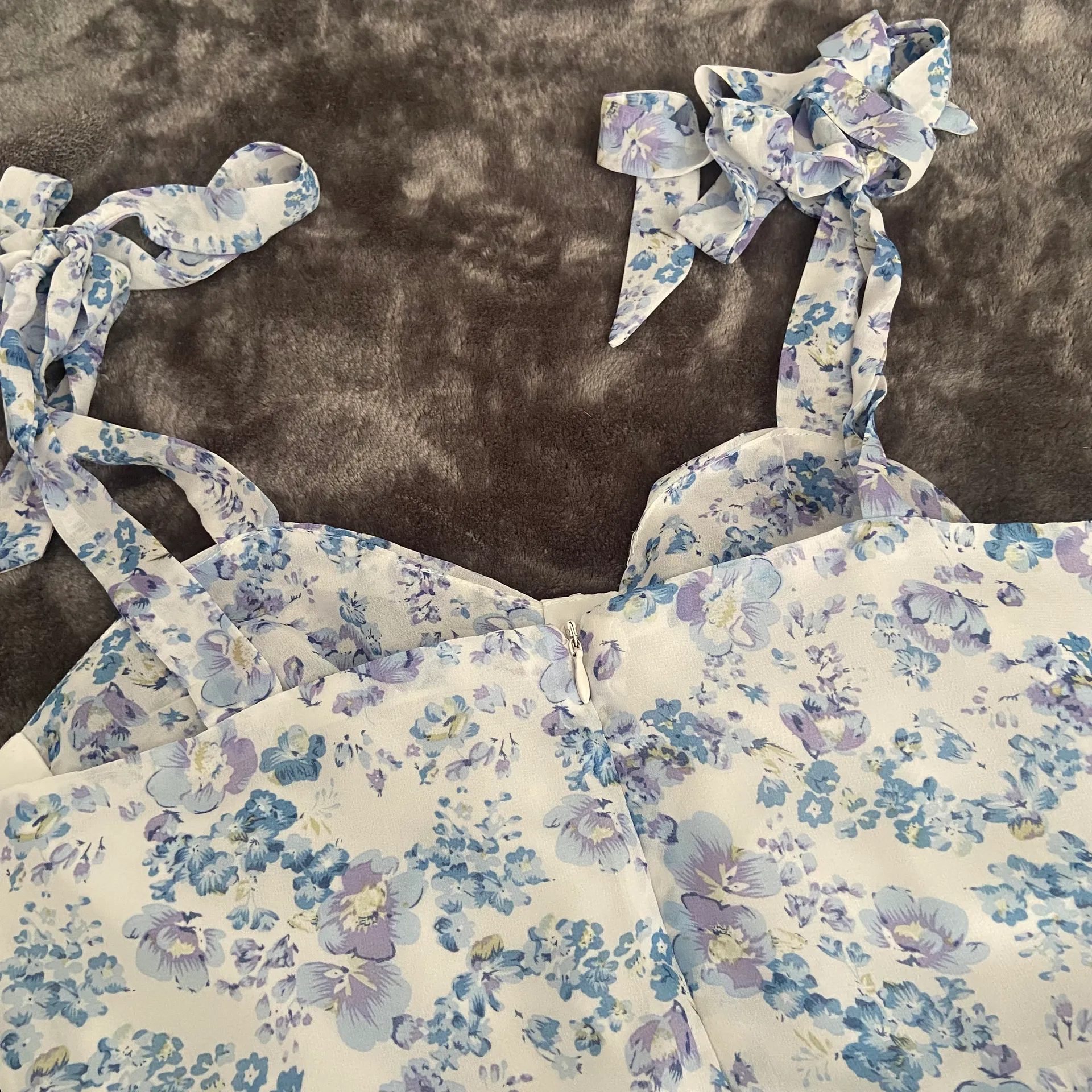 Blue Floral Sundress - Image 3