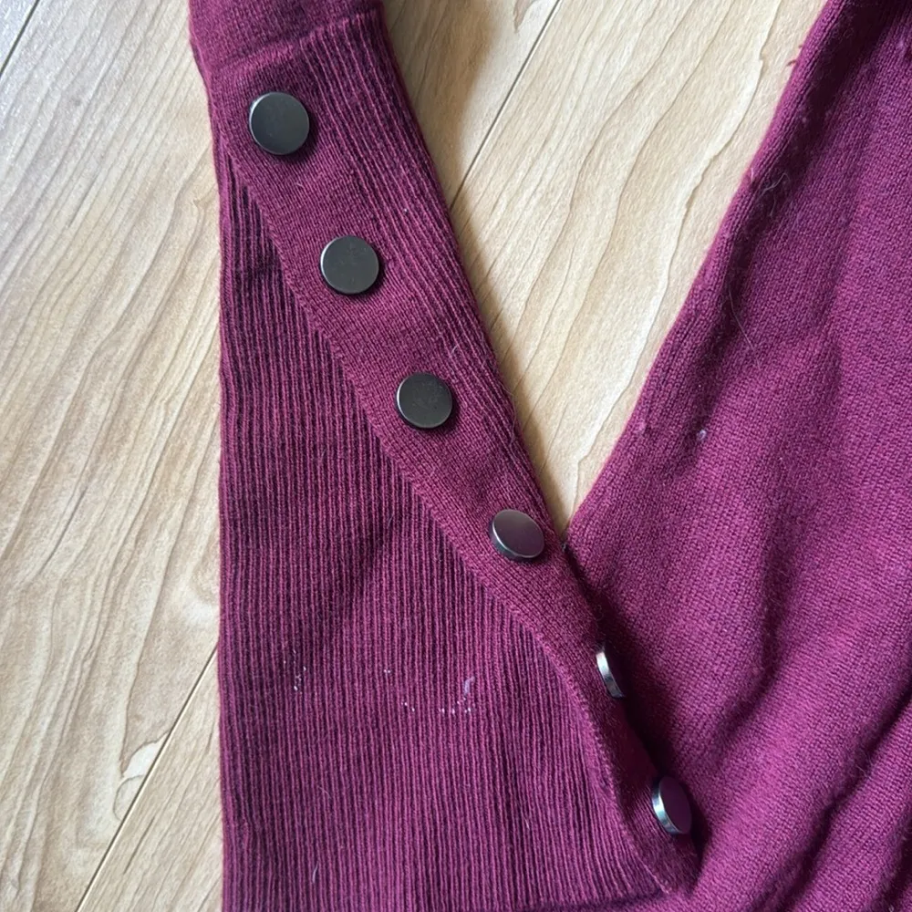 Women's Burgundy Sweater - Image 2