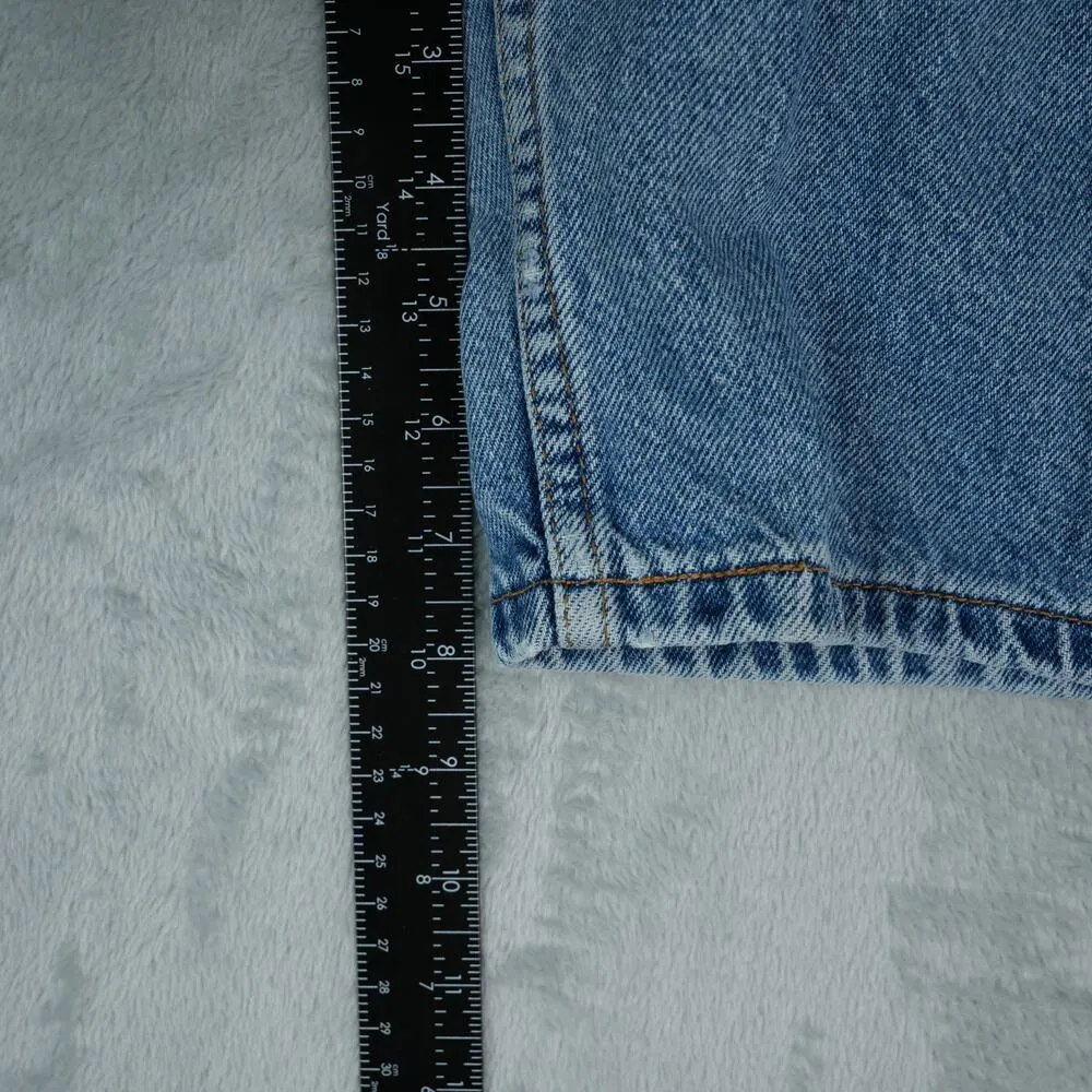 Vintage Levis 977 Jean Shorts Womens 18W 8" Inseam Jorts Y2K Baggy Grunge Mom - Image 6