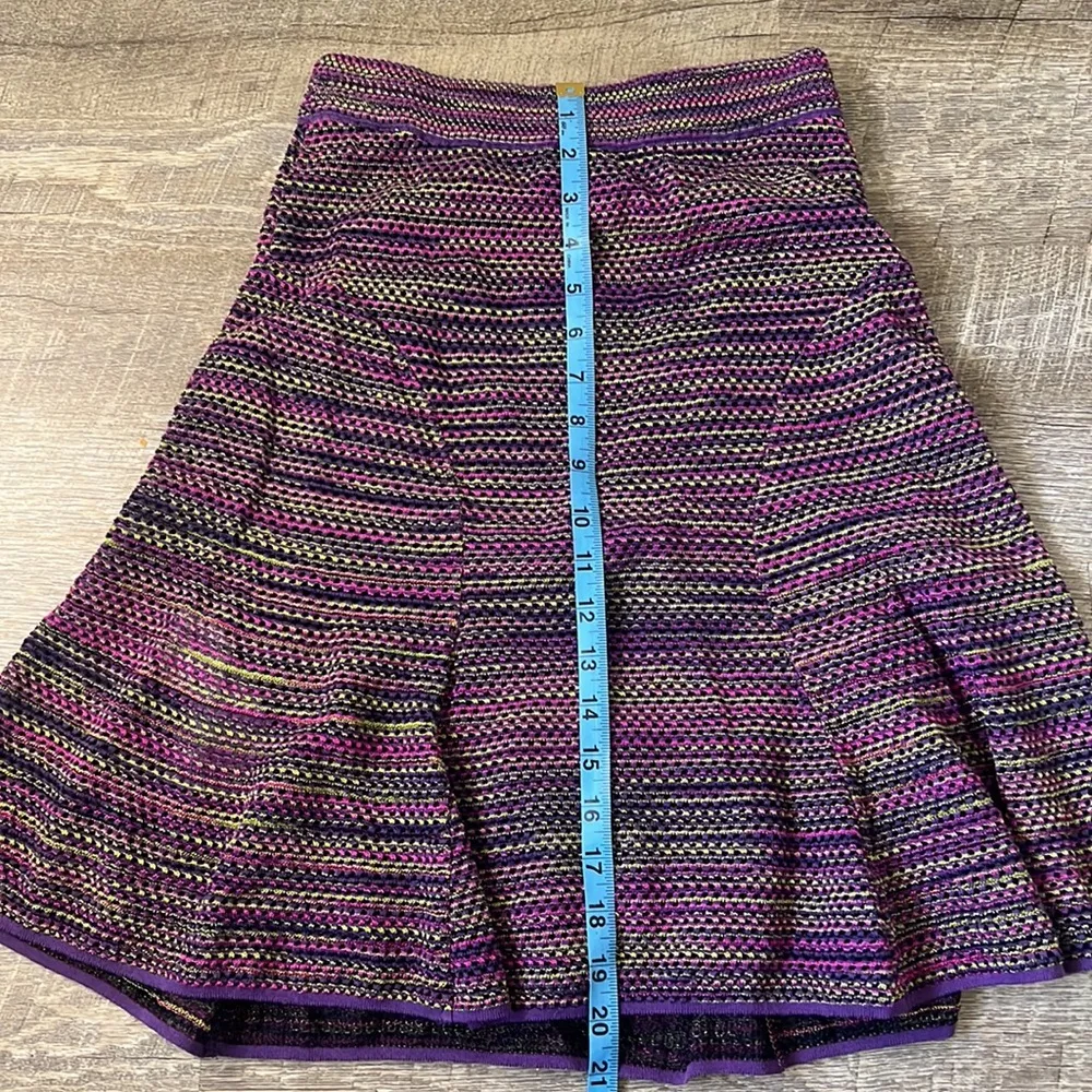 Missoni Purple Multi Color Skirt Size 2 - Image 7