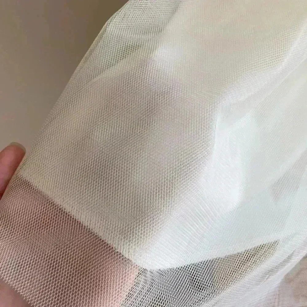 Ya Los Angeles Cream Lace & Tulle Dress, Bridal Shower Dress, Size Medium - Image 7