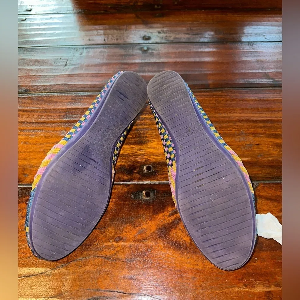 ECU EASY SPIRIT e360 ESGIBBY WOMEN 9.5 BALLET FLATS PURPLE MULTICOLOR - Image 4