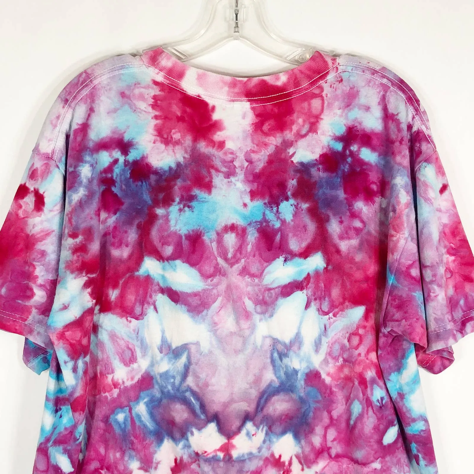 Cat Lady Tie Dye Tee Size Large Gildan Handmade Unisex Pink Blue Purple‎ 144 - Image 6