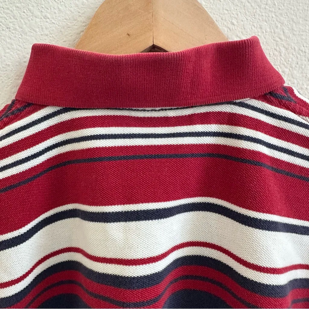 Polo Ralph Lauren Striped Cropped Polo - Image 4