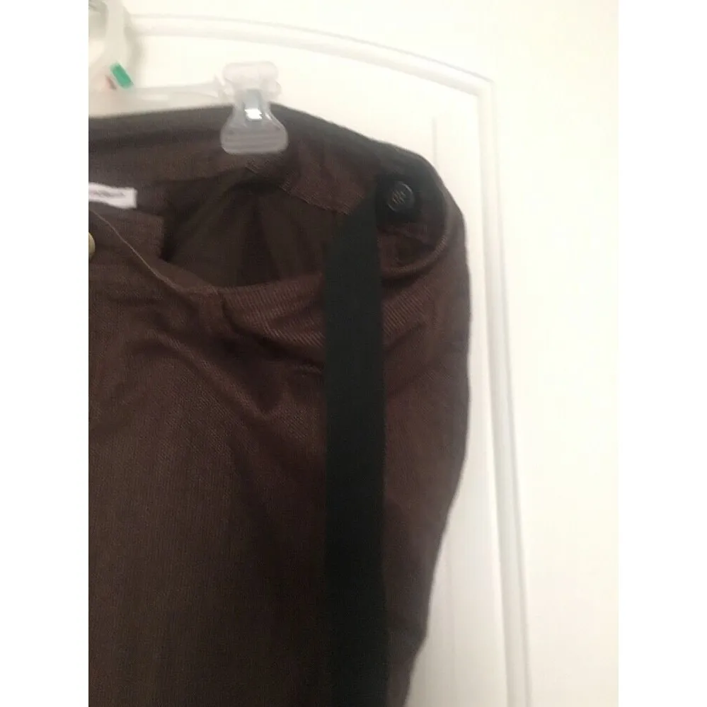 Liz Lange Maternity Women's Plaid Casual Dress Pants Cuffed Size 12 Multi-Color - Image 6