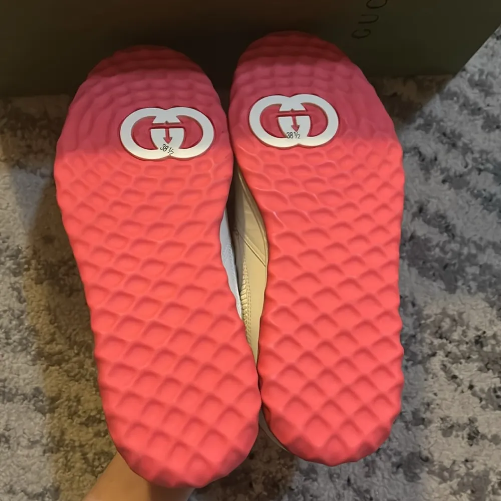 Gucci MAC70 Pink Off White Sneakers - Image 9