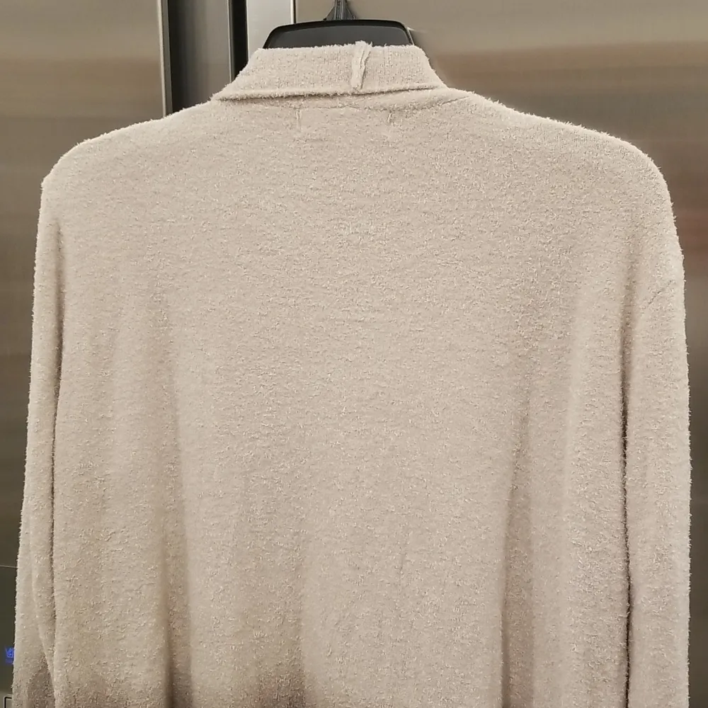 BAREFOOT DREAMS Bamboo Chic Lite Ombre Calypso Wrap Cardigan Stone Cocoa 1X NWT - Image 9