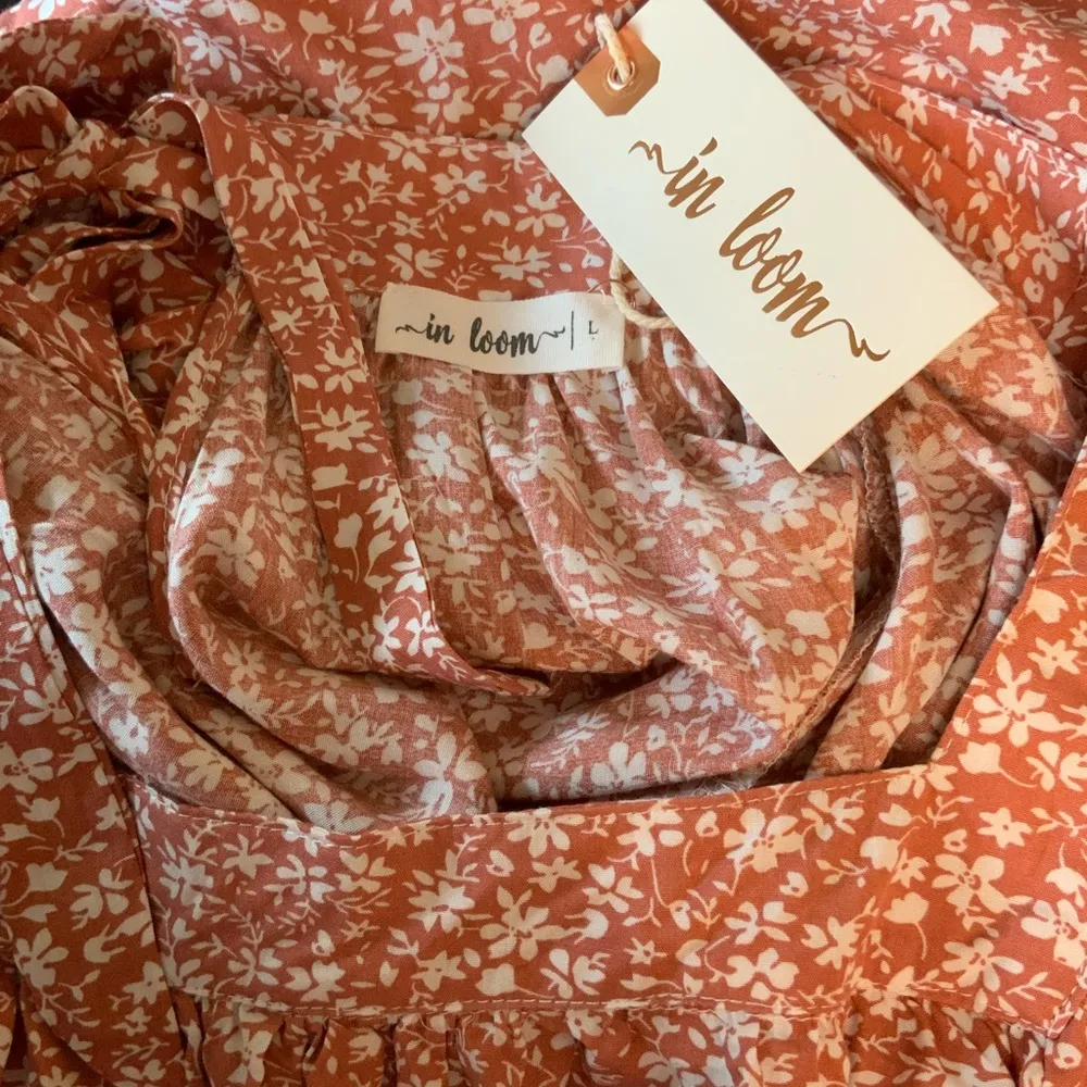 #11 NWT in loom Pink Blouse Large - Image 3