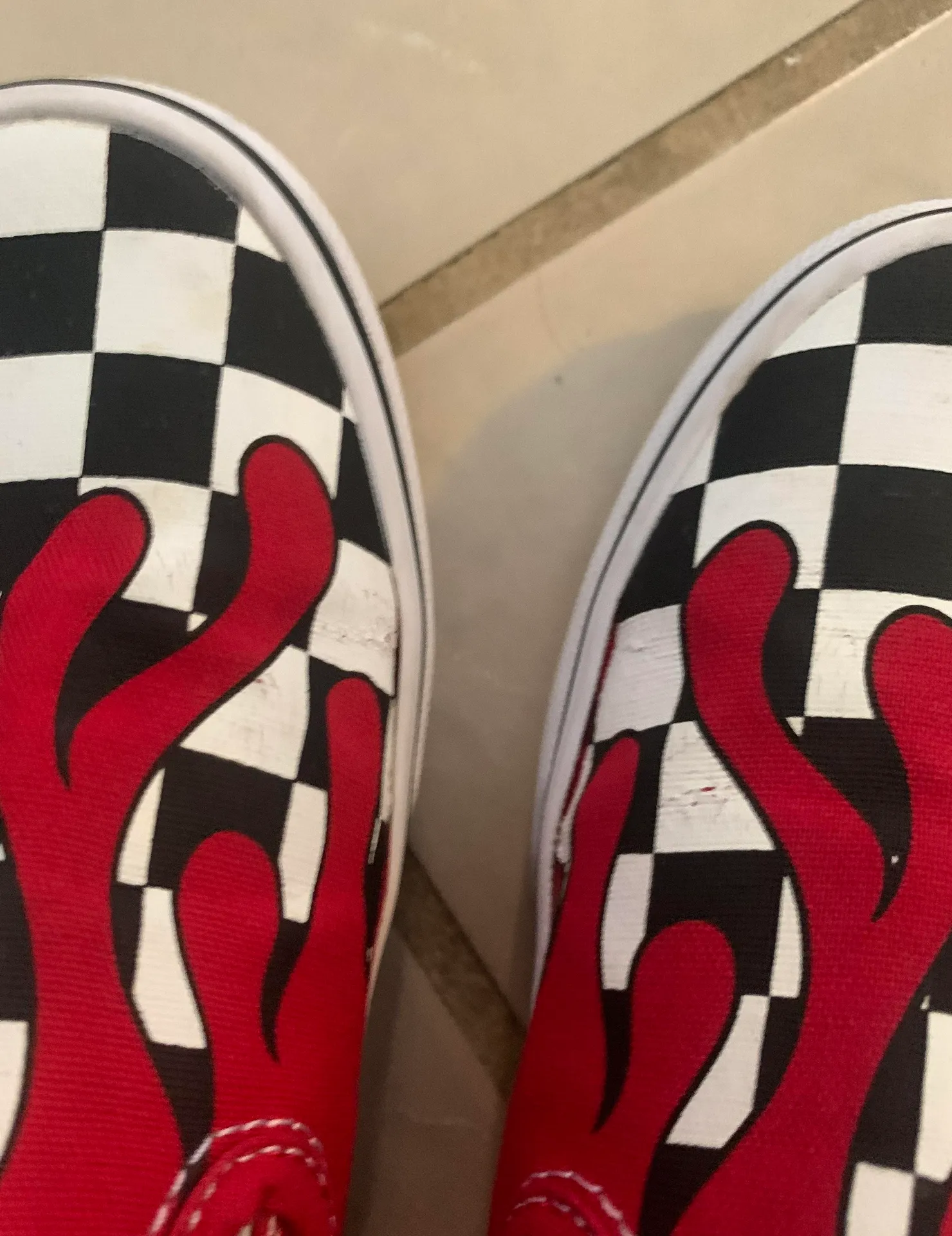 Vans Blood Drip Checker Sneaker - Image 5