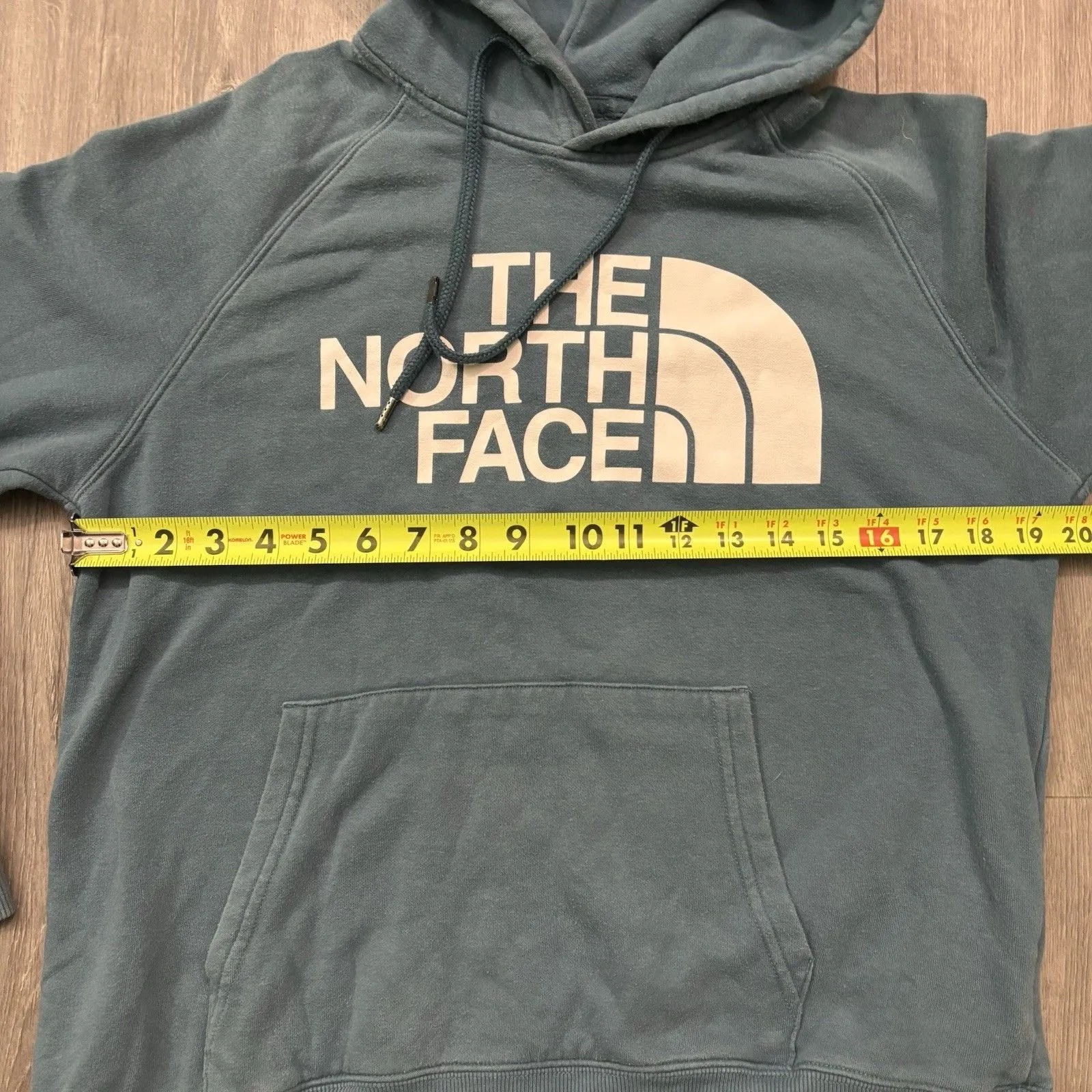 The North Face Blue Sweatshirt Hoodie Pullover Women's Size Medium - Image 8