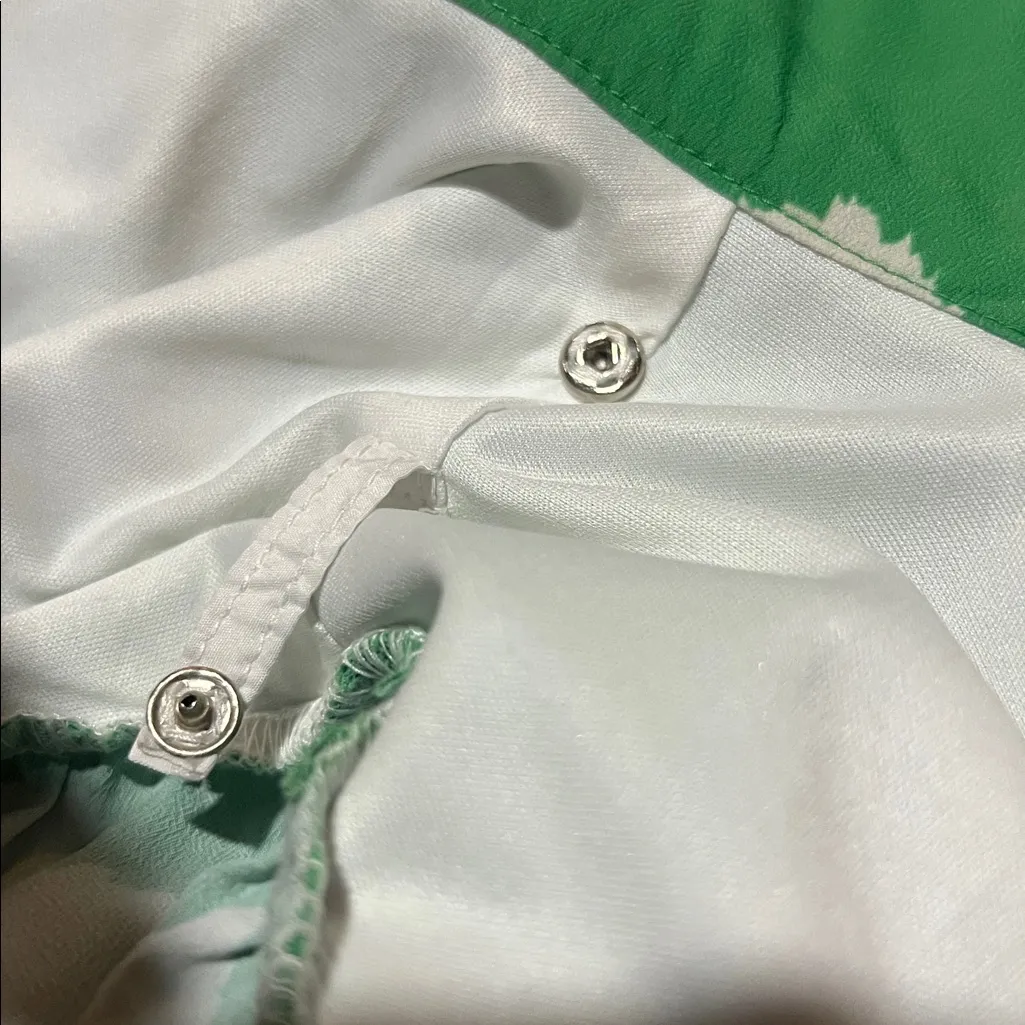 eShakti Green and White Floral Long Sleeve Dress NWOT - Image 11