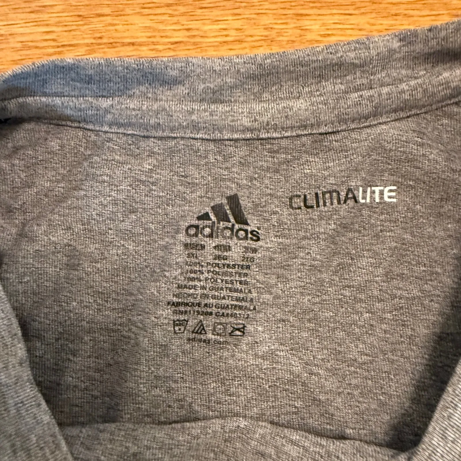 Minnesota Lynx 15th 1999–2013 Tee XXL Gray WNBA Adidas‎ Vintage Anniversary - Image 3