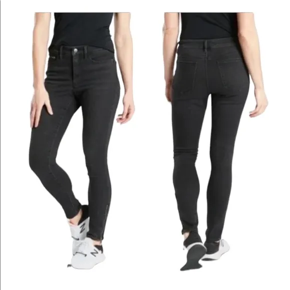 ATHLETA Sculptek High Rise Flex Ultra Skinny Jeans, Sz 8 - Image 2