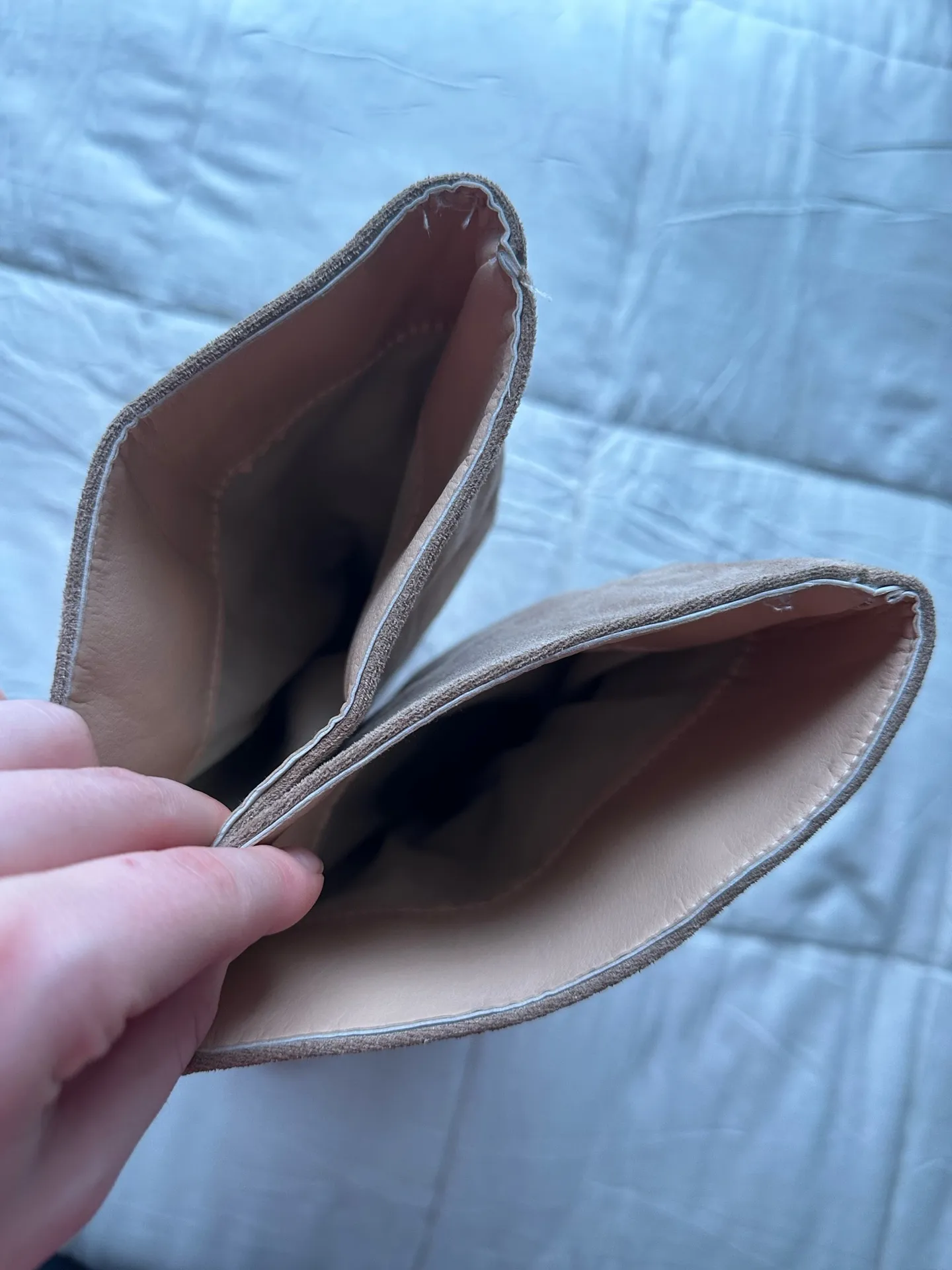 knee high boots tan Size 8 - Image 4