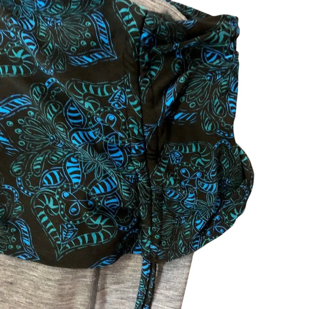 Cozy Orange Aurora Leggings Womens XS NEW Skirted - Image 5