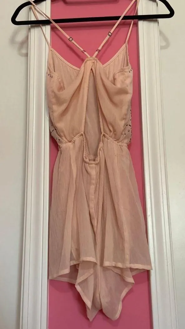 Cross back Cut Out Romper  - Image 3