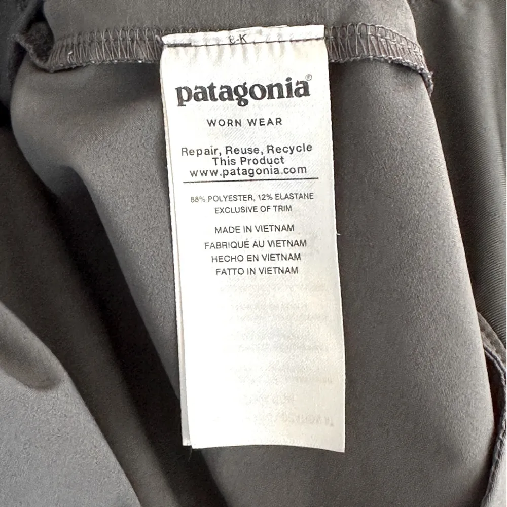 Patagonia Tech Skort XS Gray | Athletic Hiking Travel Skirt - Image 6