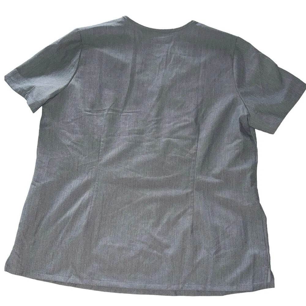 FIGS Catarina 1 Chest Pocket Scrub Top women sz XL - Image 4