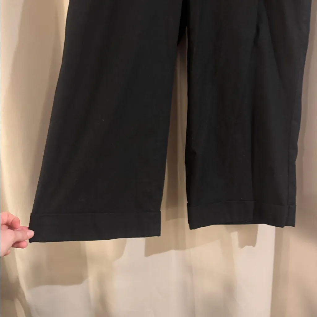 Express Black Design Studio Ankle Wide Leg Pants - Image 2