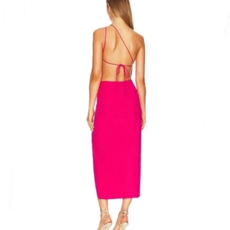 Bardot Luna Pink Dress - Image 3