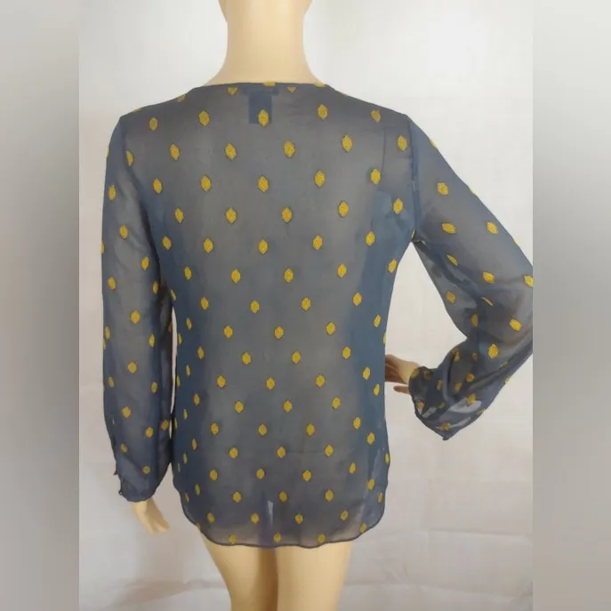 ANN TAYLOR Top Blouse long sleeve - Image 6
