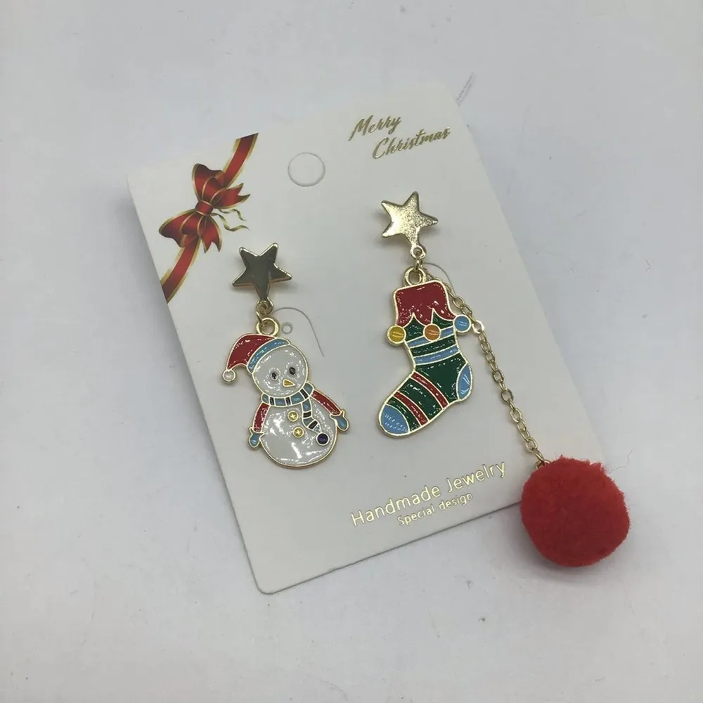 New Christmas snowman&stocking fashion earrings - Image 9