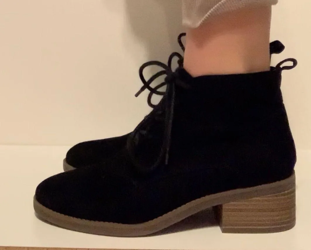 Style & Co Black Lace-up Booties - Image 3