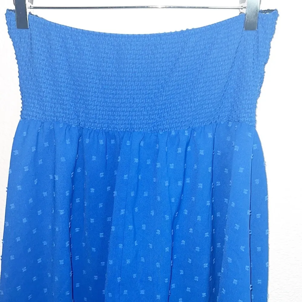 Shein Blue Knot Front Strapless Mini Dress - Image 8