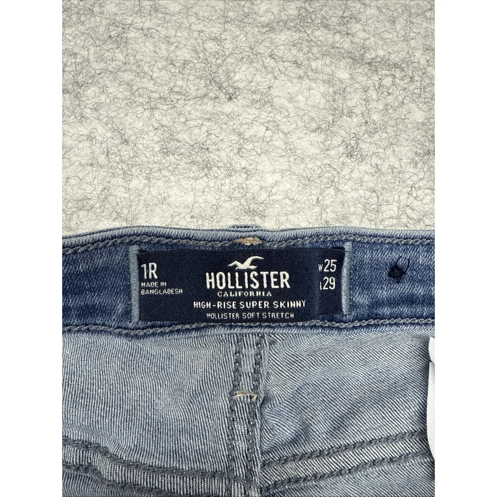 Hollister Woman's Jeans Denim Size 1R W25 L29‎ Skinny Legging Stretch - Image 9