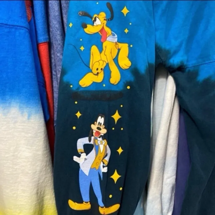 Disney parks 50th anniversary goofy Mickey Donald & Pluto spirit jersey M - Image 2