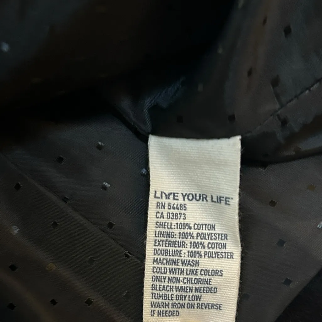 American Eagle Outfitters Black Velvet Double-Breasted Blazer sz M | 100% Cotton - Image 4