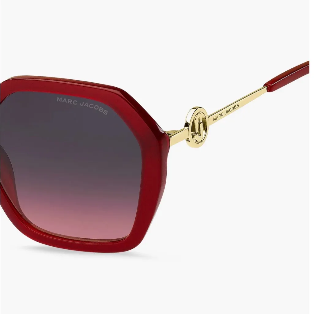 MARC JACOBS 53mm GRADIENT SQUARE SUNGLASSES - Image 3