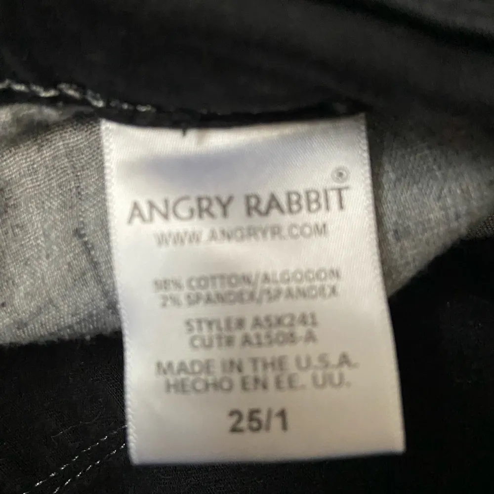 Angry Rabbit black skinny size 25 jeans. - Image 5