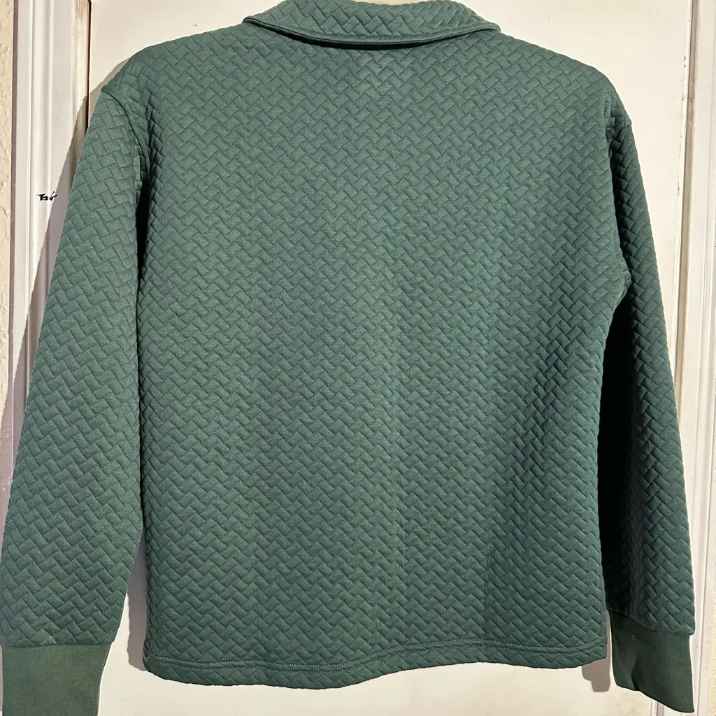 BCG Teal Quilted Women's Turtleneck - Image 3