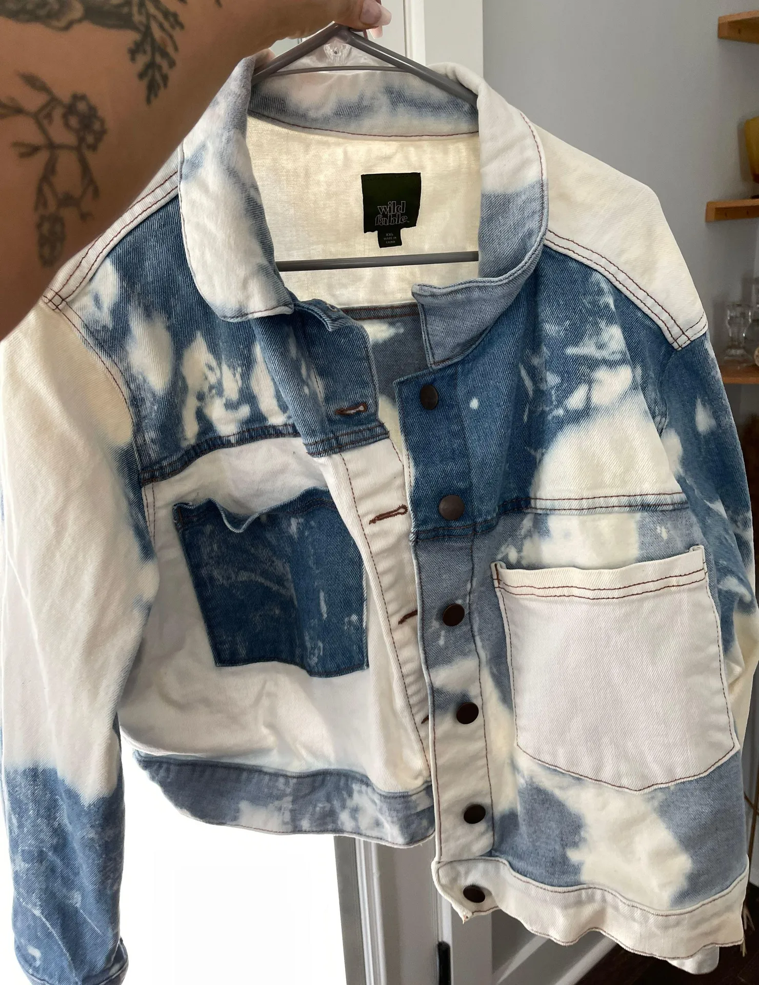 Wild Fable bleach jean jacket - Image 2