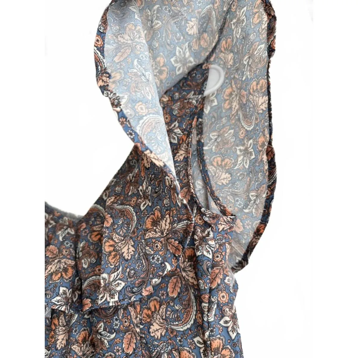 NWOT Wishlist Flutter Sleeve Mini Dress Apricot Small - Image 9