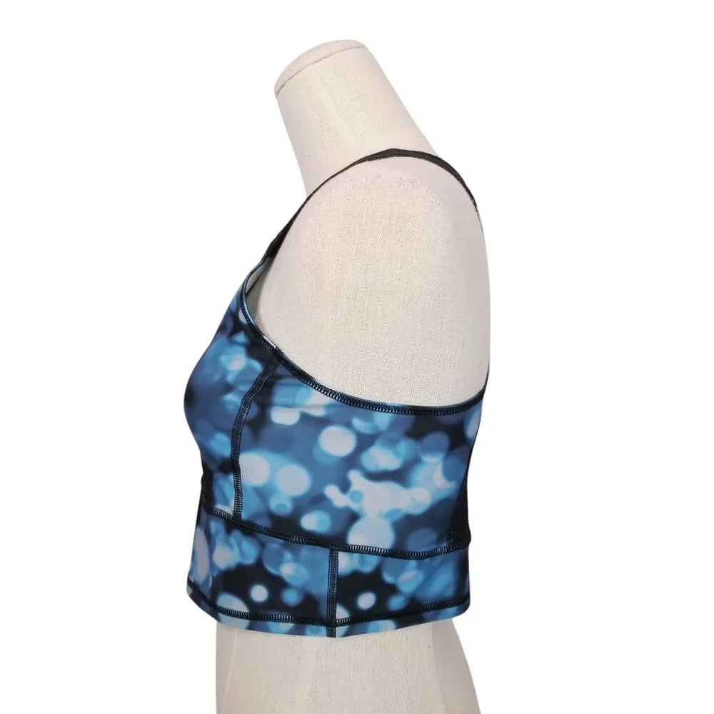 Sweaty Betty x ModelFit Homestraight Crop Blue Sz Small - Image 2