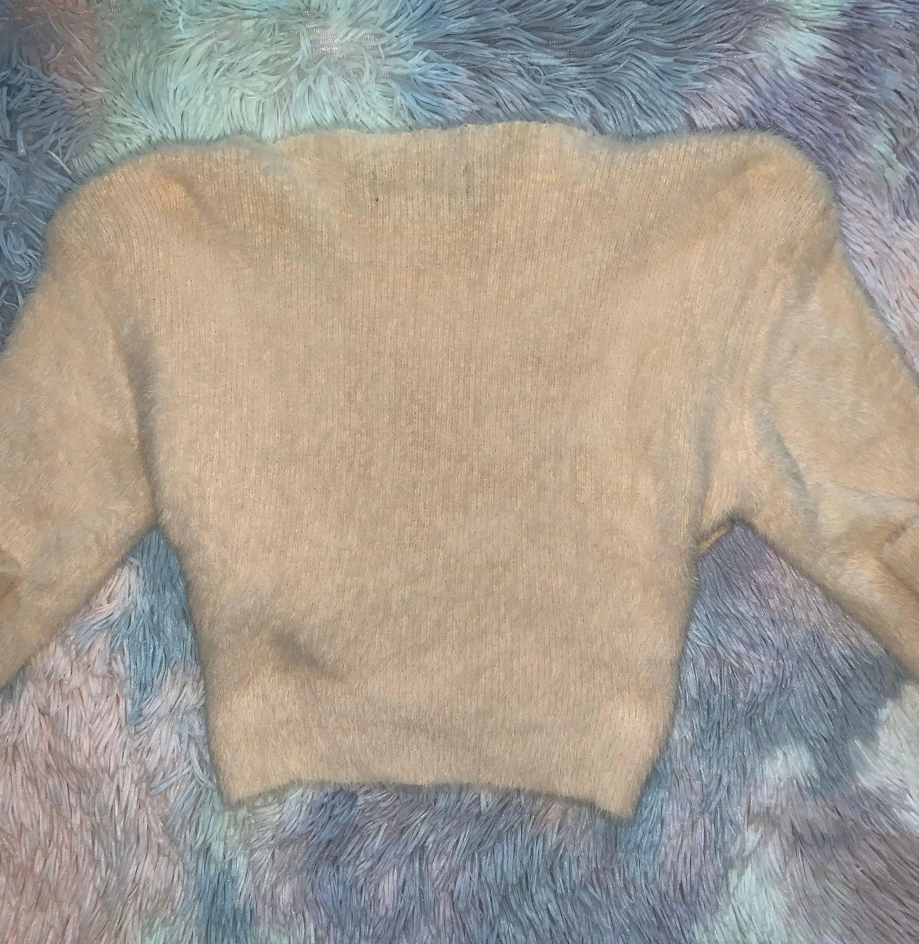 Light Pink Nude Cross Crop Top - Image 3