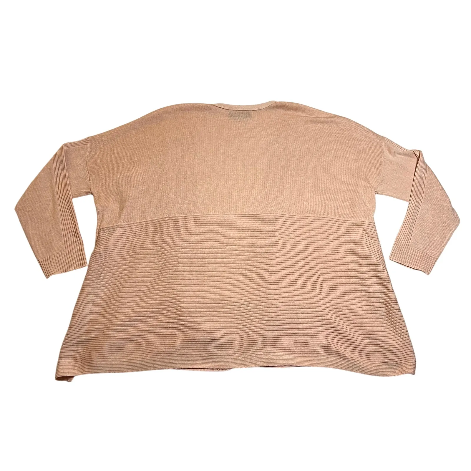 Lane Bryant Open Front Knit Cardigan Size 18/20P Size Zippers Coquette Casual - Image 2