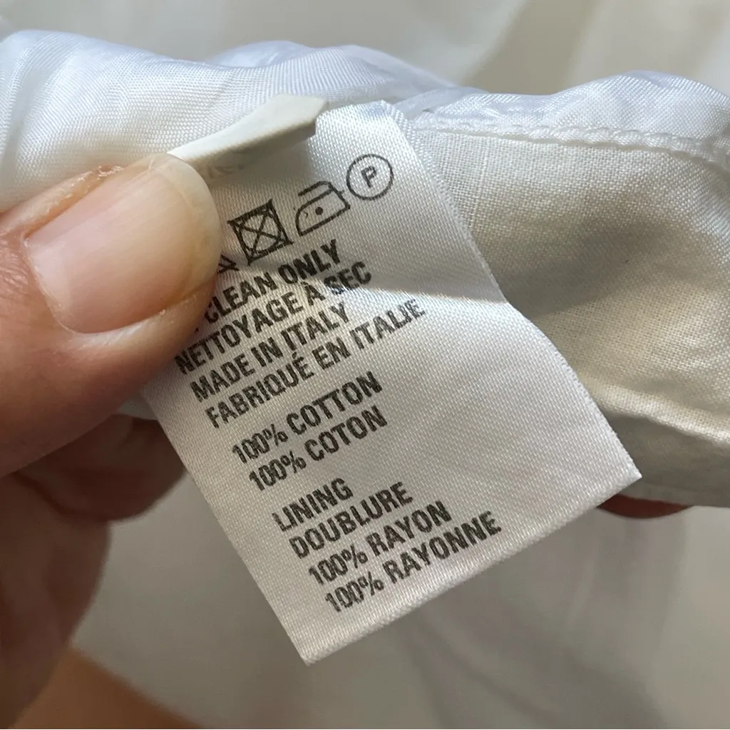 So Alexander Van Slobbe Skirt layered wrap mini womens White (xsmall) italy chic Size XS - Image 6