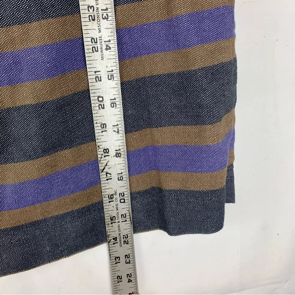 Boden womens size 14 Blue Brown stripe A - Image 10